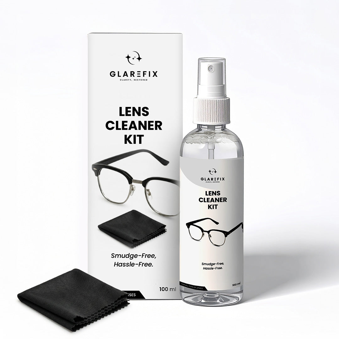 Glarefix Lens Cleaning Kit with Microfibre cloth 100 ml