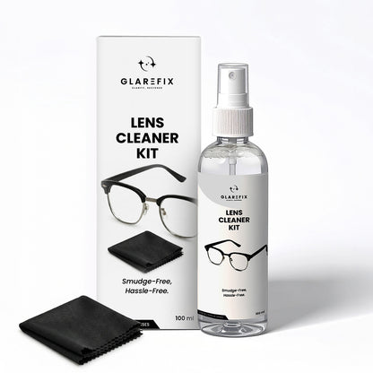 Glarefix Lens Cleaning Kit with Microfibre cloth 100 ml