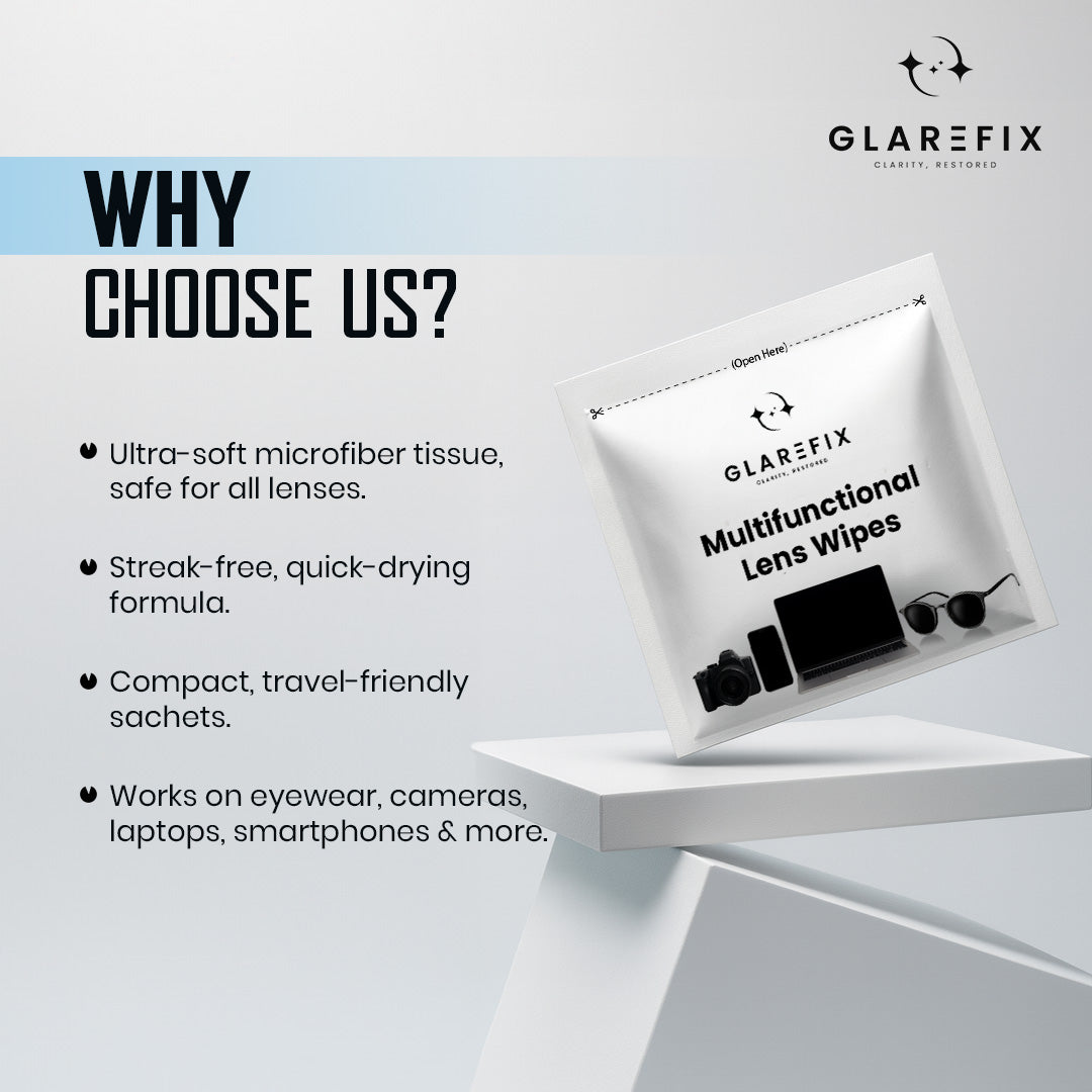 Glarefix Lens Cleaning wipes (30 pcs)